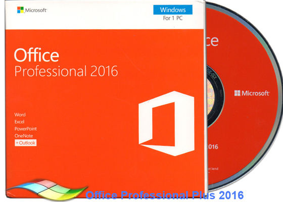 China Origineel Office 2016 Professionele FPP, Microsoft Office-Beroeps plus 2016 DVD leverancier