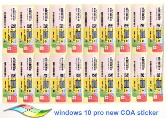 China Vensters 10 Procoa-Sticker 100% Originele Klantgerichte FQC van PC of van de Tablet leverancier