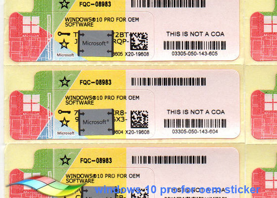 China Vensters met 64 bits 10 Procoa-Stickerverbetering 2 GB fqc-08983 van Microsoft leverancier