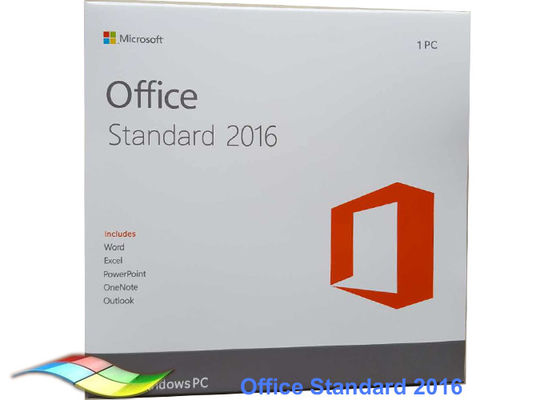 China Microsoft Office 2016 het standaardbesturingssysteem van het het pakvenster van DVD kleinhandels voor PC leverancier