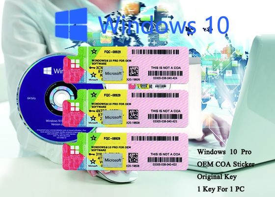 China 100% de authentieke Vensters 10 Procoa-Stickersystemen met 64 bits activeren online leverancier