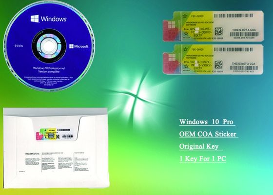 China Microsoft Windows 10 Procoa-Sticker activeert online Franse Originele 100% leverancier