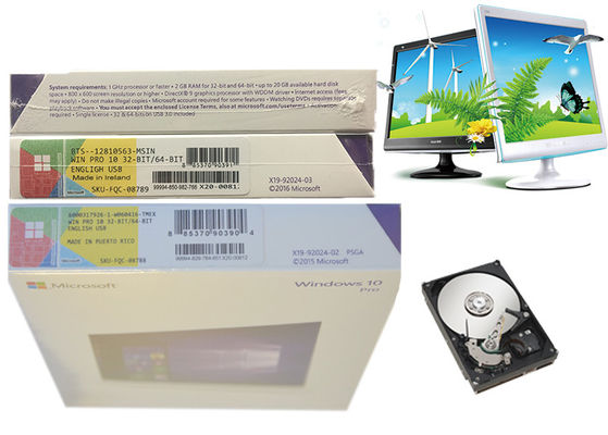 China Vensters 10 Huis FPP 32/64bit USB 3,0 &amp; OEM Vergunnings Kleinhandels Originele Sleutel voor Computer leverancier
