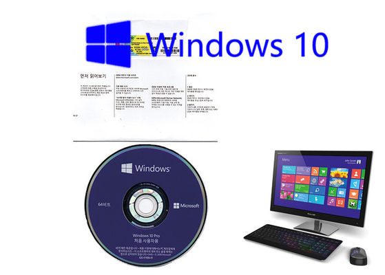 China Microsoft Windows 10 Prooem van de de Software Koreaanse Taal van de Stickervergunning Volledige de Versieactivering met 64 bits online leverancier