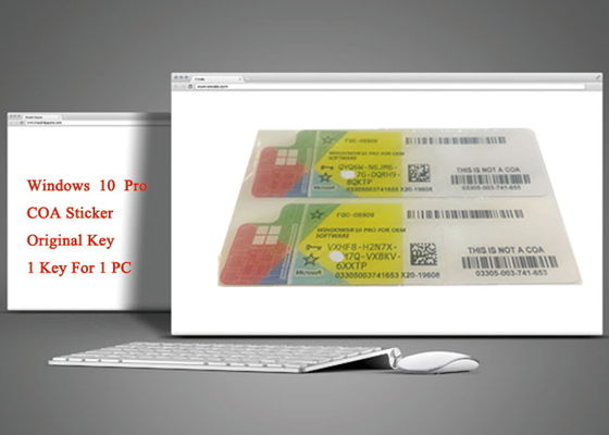 China USB 3,0 Vensters 10 Prooem Sticker, Microsoft Windows-Stickersteun Al Taal leverancier
