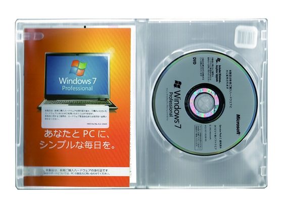 China Microsoft Windows 7 Pro Pack100% Originele Online activeert Japanse Taal leverancier