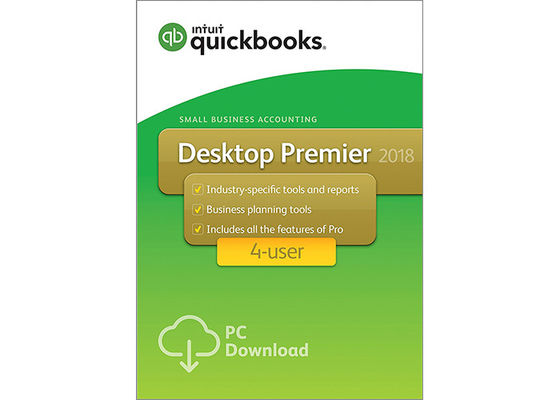 China 100% echte QuickBooks-Desktop 2017 Eerste minister 2018 met de Industrieuitgave 4 Gebruiker leverancier
